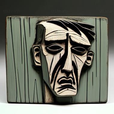 3D model Bernard Buffet (STL)